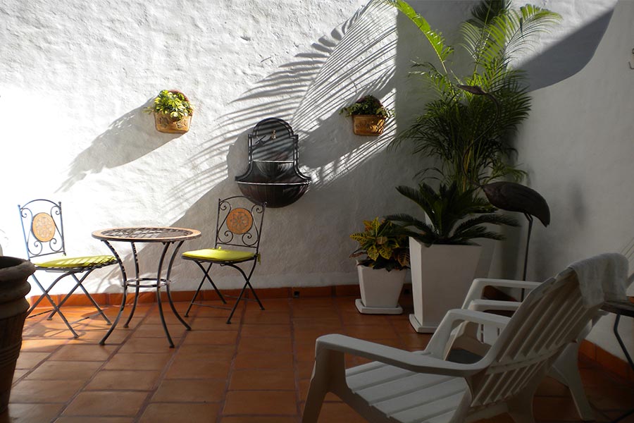 Private back patio at Condo Ibiza #2, Puerto Vallarta