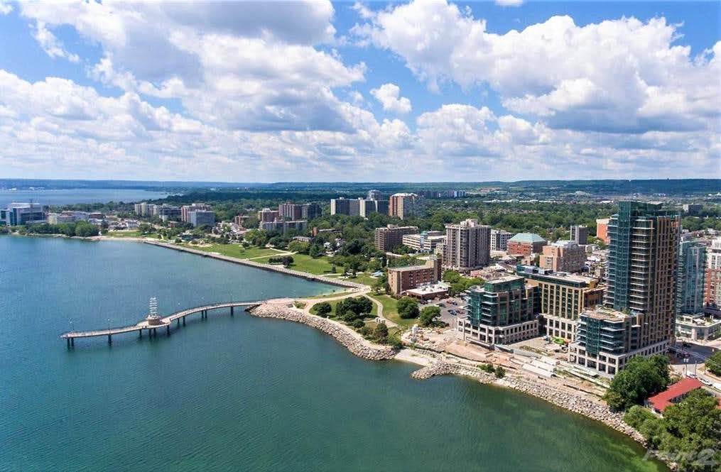 Lakeview Condo Burlington furnished rental aerial view